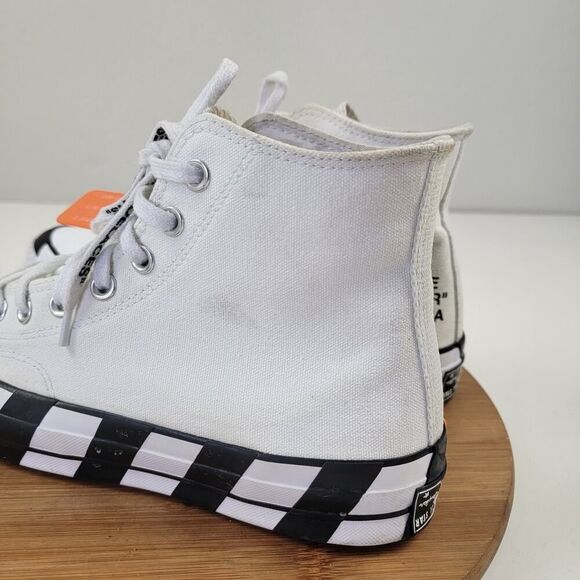 Converse Chuck Taylor All Star 70 Hi Off-White-163862C Virgil Abloh Mens Sz 8 - Picture 6 of 15